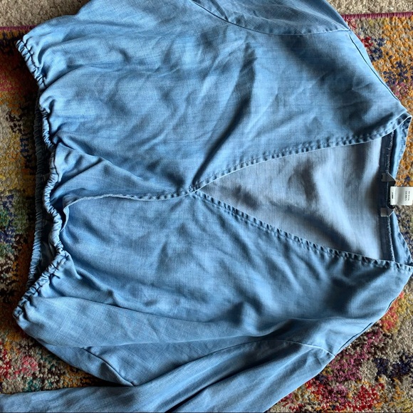 Guess Denim Crop Top - Picture 2 of 5